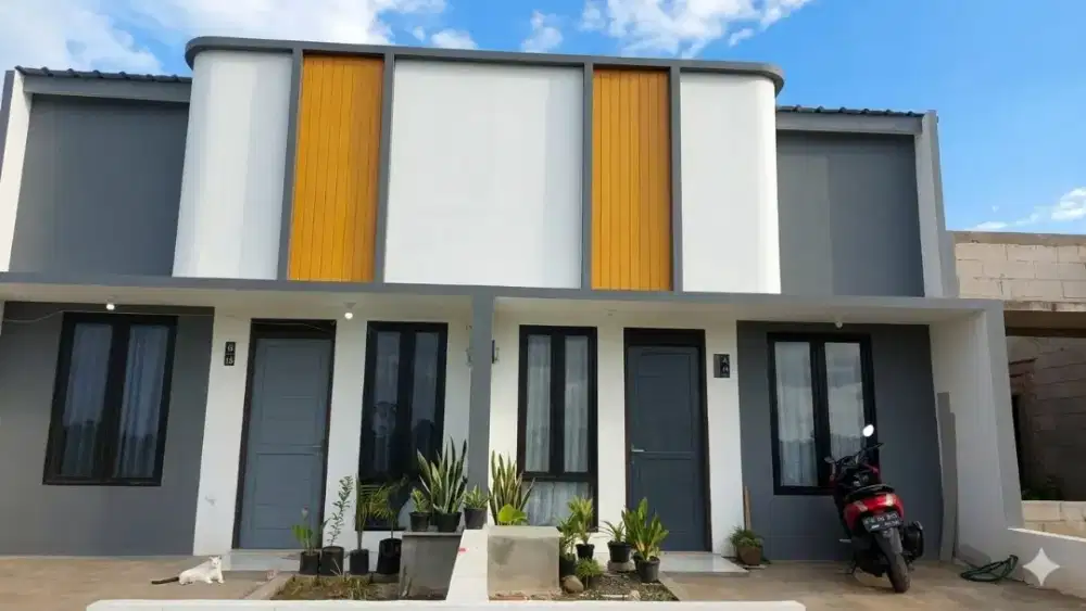 Rumah Modern Contemporer legalitas SHM siap bangun dekat pusat kota.