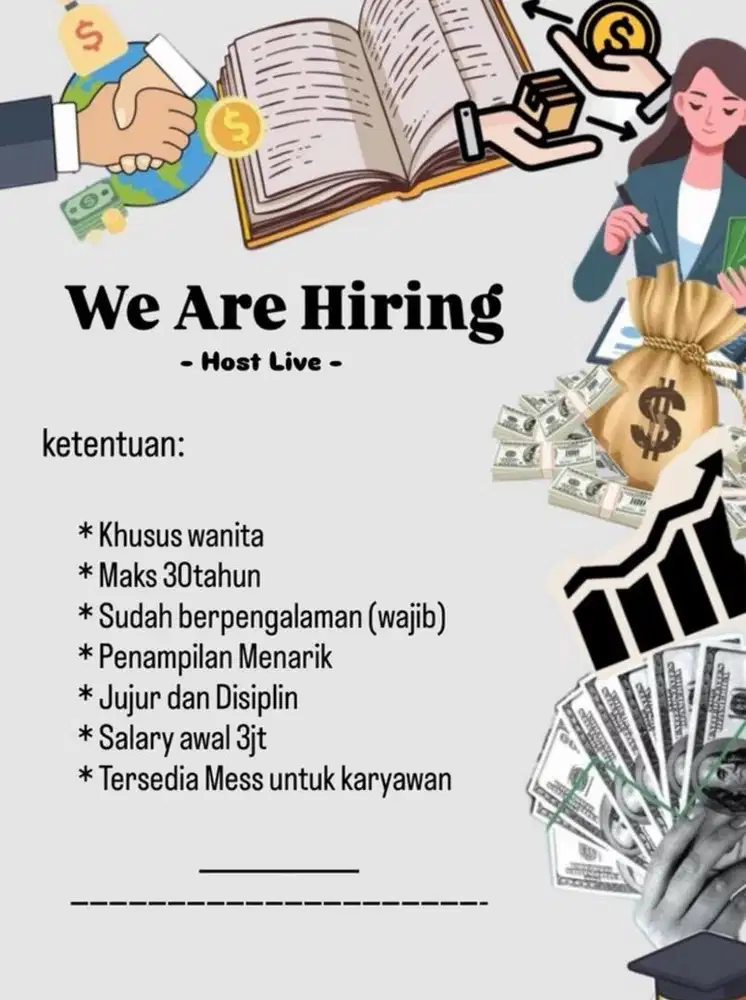 HOST LIVE STREAMING KHUSUS WANITA