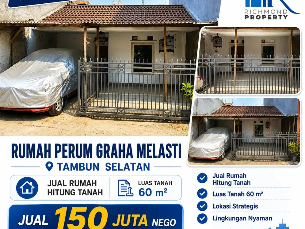 Di Jual Lelang Murah! Rumah Strategis di Perum Graha Melasti – Kesempatan Investor