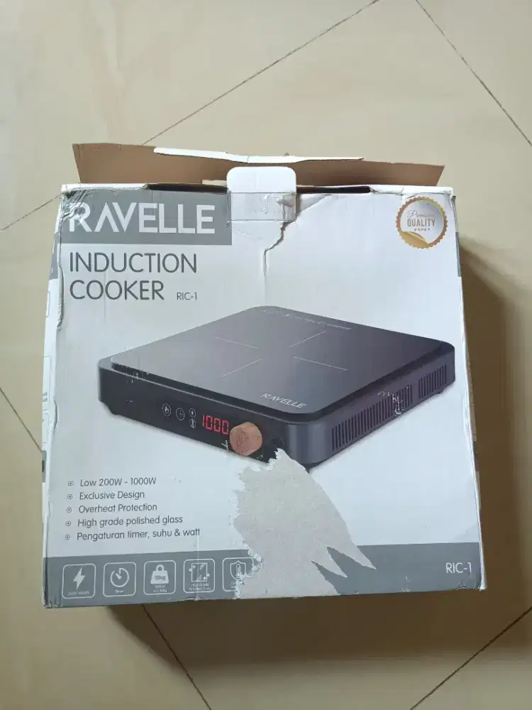 RAVELLE Induction Cooker RIC-1 1000W Kondisi Mulus + Bisa Nego COD