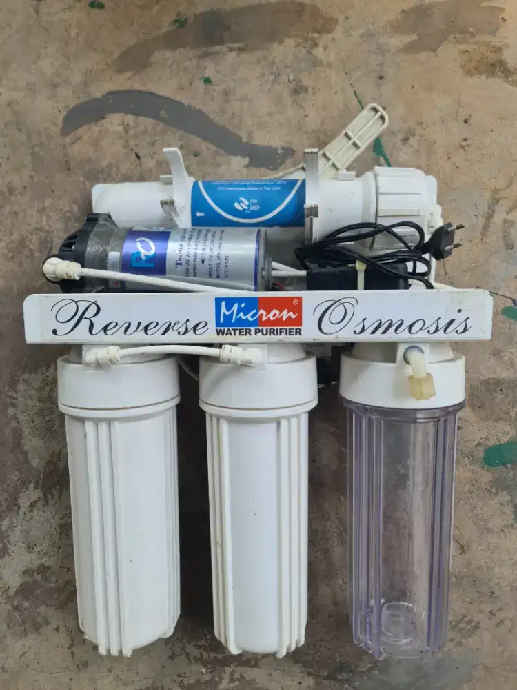 Filter Air RO set Micron + unit Mesin Pompa