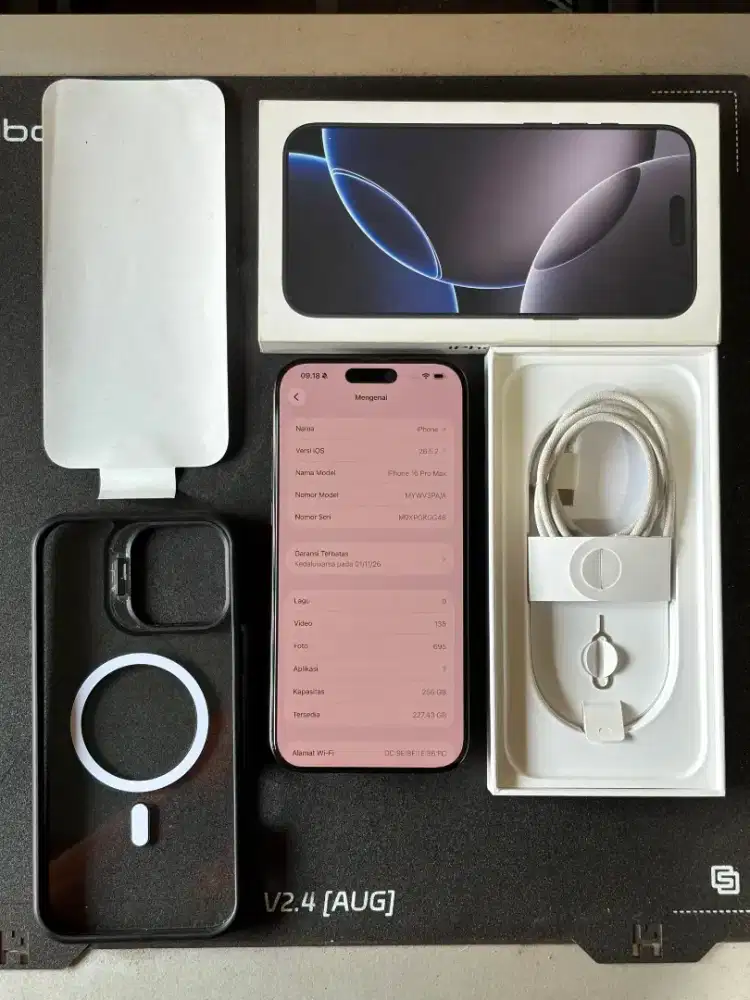 Iphone 16 pro max ibox 256gb garansi ON