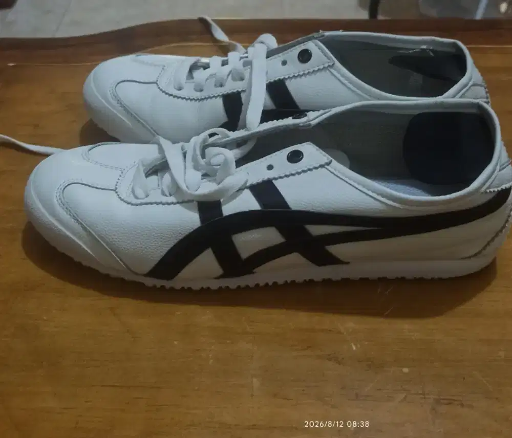 Onitsuka Tiger Mexico 66 White Black D508K size 42 (Second Original)