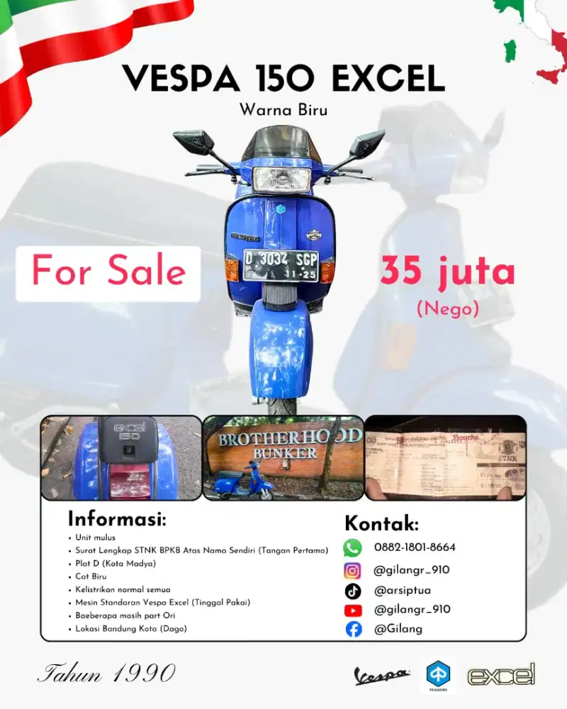 Vespa 150 Excel 1990