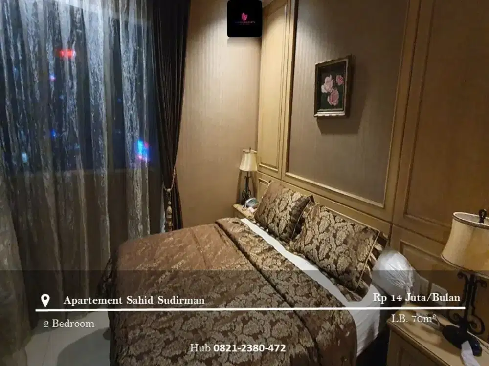 Disewakan Apartement Sahid Sudirman Residence Mid Floor 2BR Full Furnished