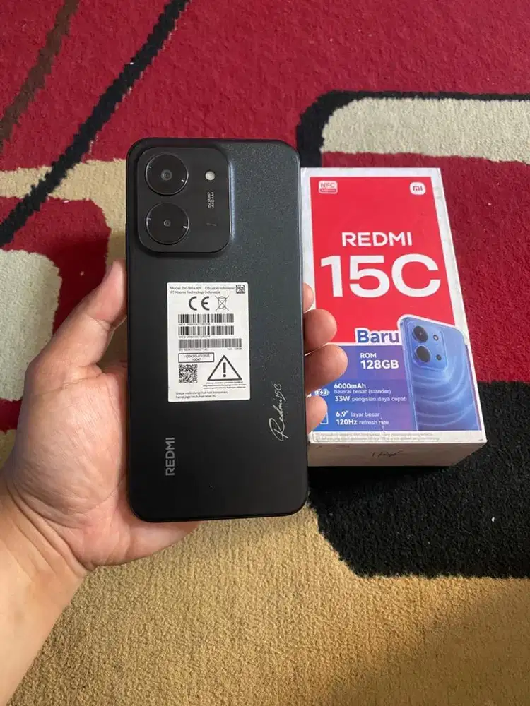 BISMILLAH REDMI 15C RAM 6/128 FULSET MULUS