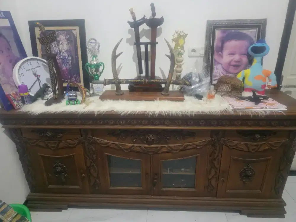 Jual borongan jati dan meja makan kayu oven