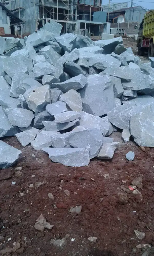 Batu makadam split Pasir pasang batu belah sirdam limestone