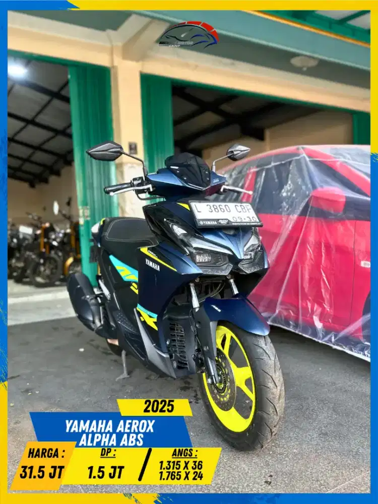 YAMAHA AEROX ALPHA ABS 2025 LIKE NEW MASZEHH HIKMAH MOTOR KEPUH