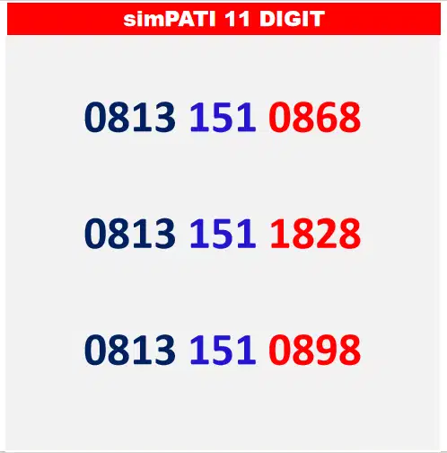 simpati 11 digit