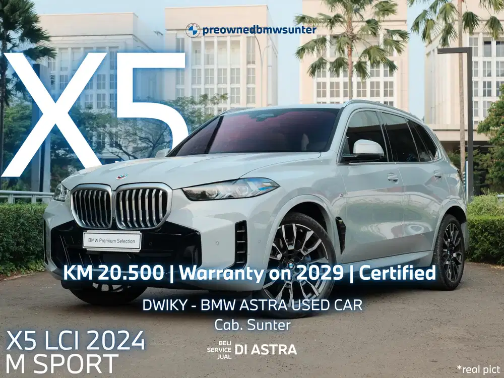 [KM20.500] BMW X5 M Sport LCI AT 2024 Brooklyn Grey Cognac