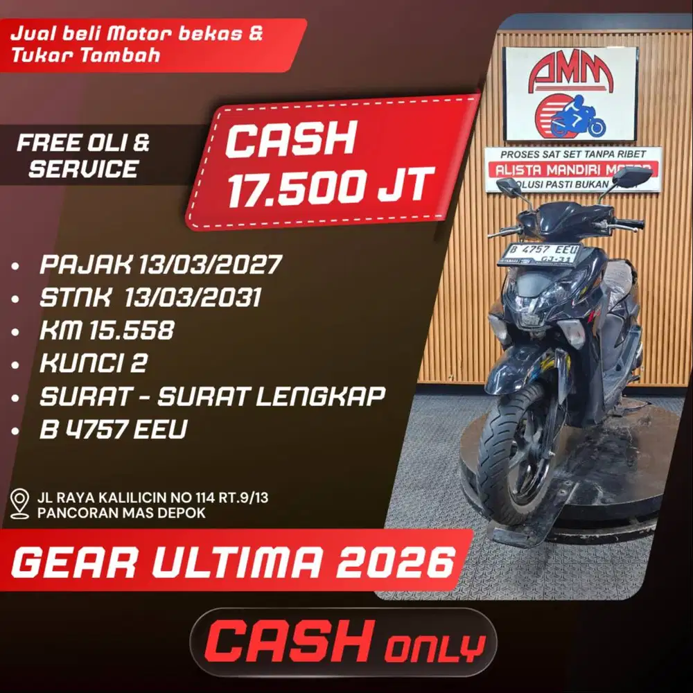 GEAR ULTIMA 2026 BISA TUKAR TAMBAH / BAYAR PAKAI CC/ PAYLATER