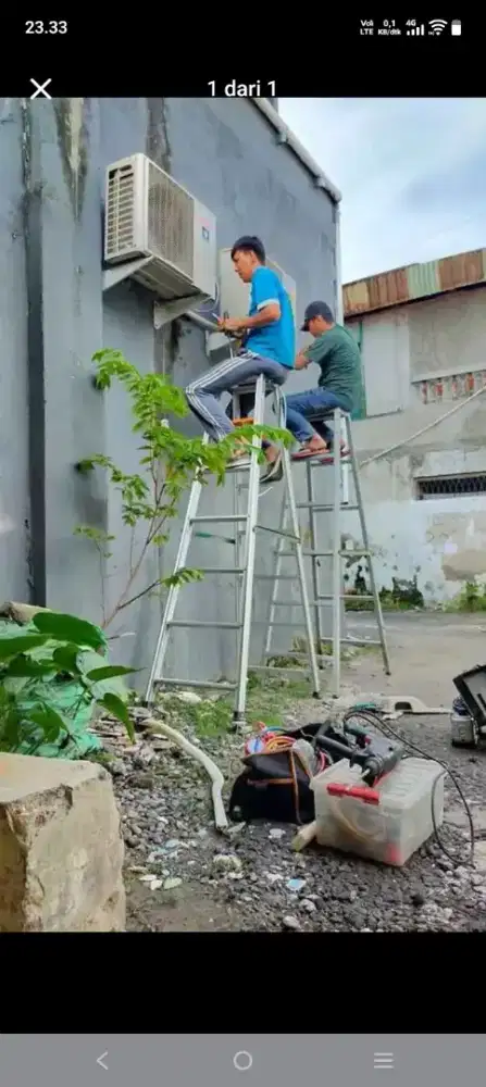 Jasa servis AC kulkas mesin cuci kompa air