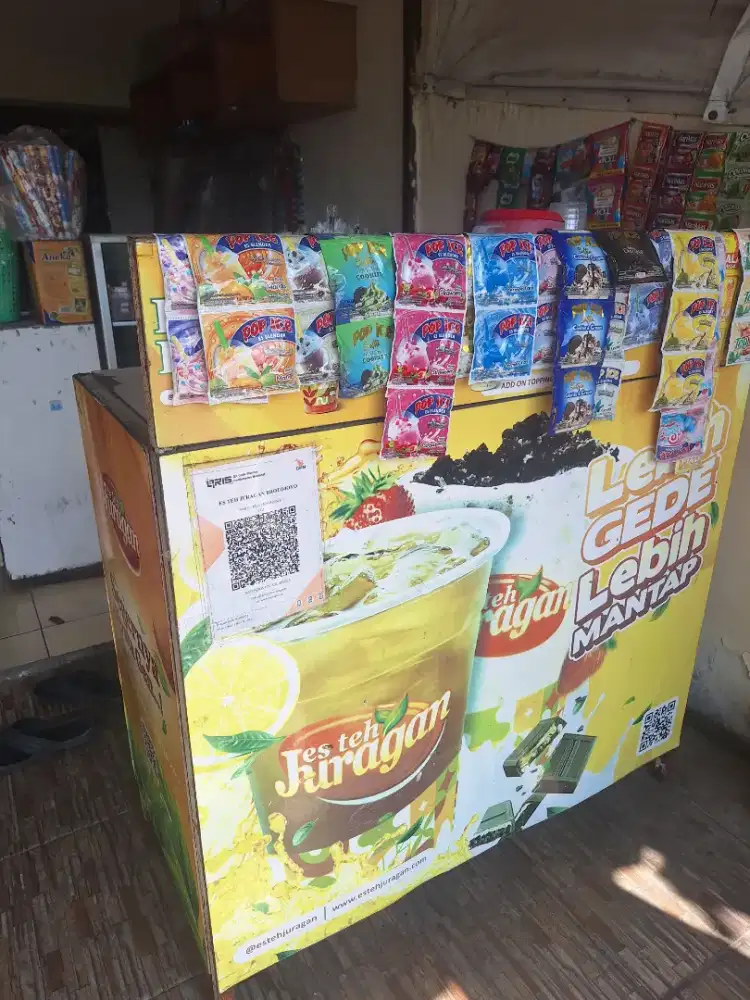 Jual meja untuk jual minuman