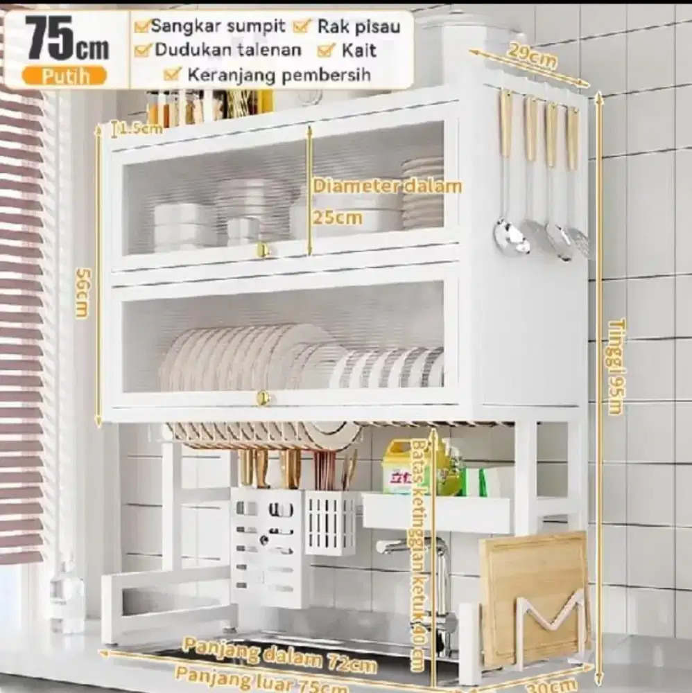 Rak piring dapur