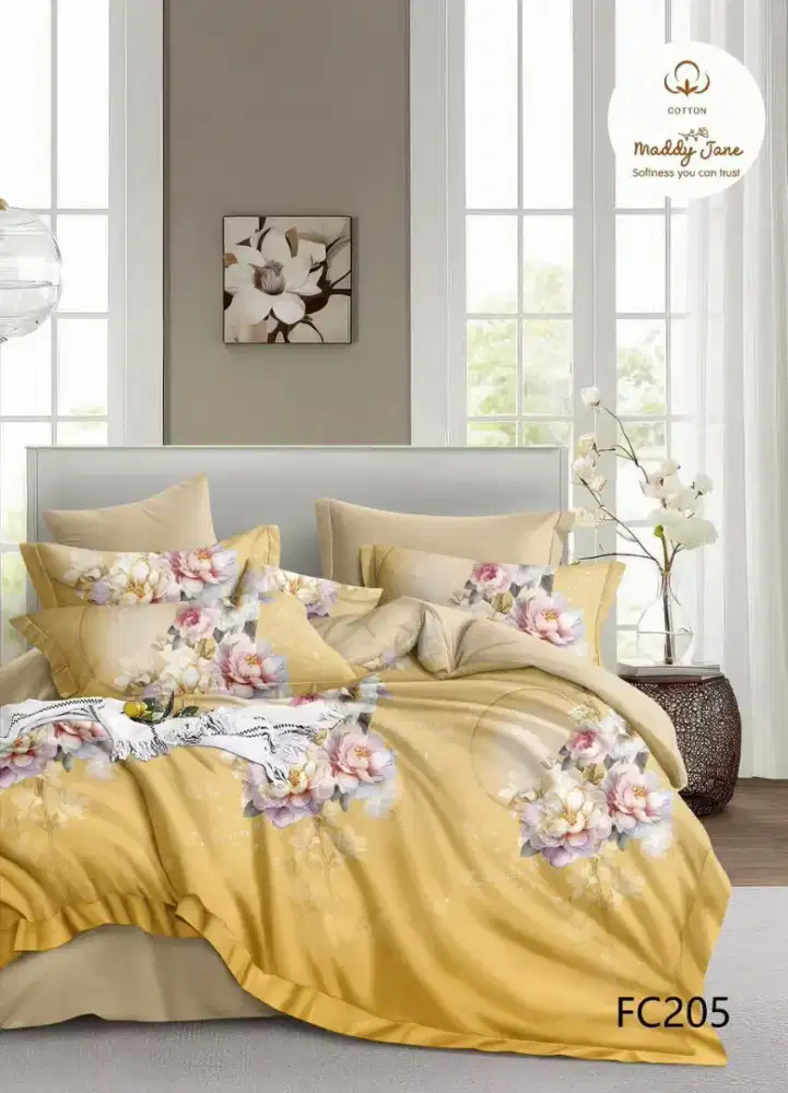 Sprei set katun jepang premium