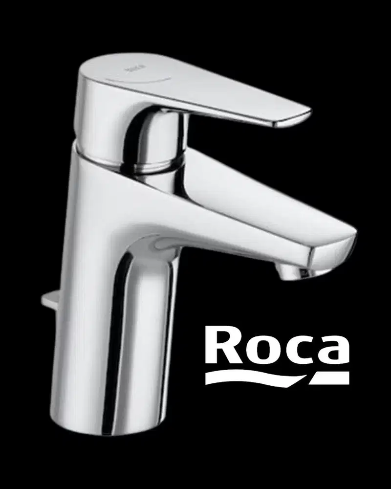 Roca Atlas Basin Mixer Cold Start with Pop-up Waste