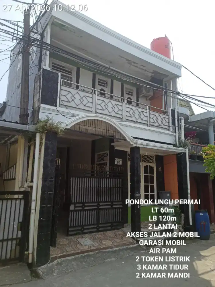 Rumah 2 lantai di jual