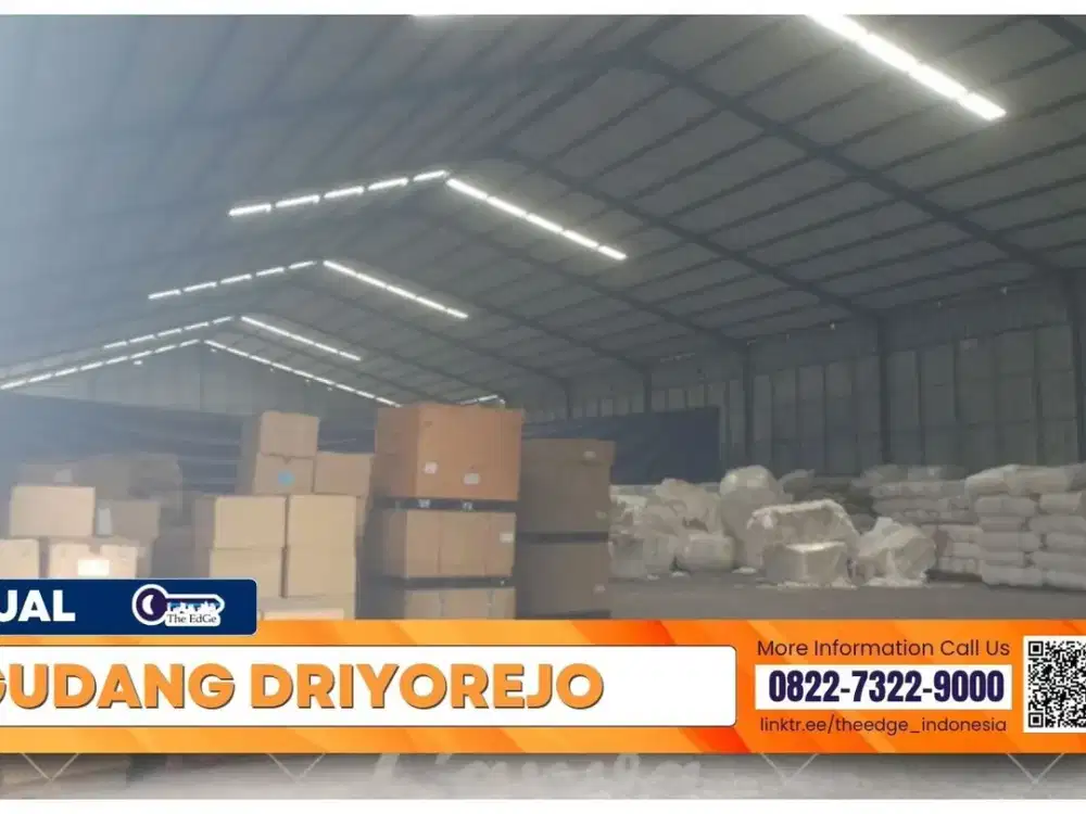 JUAL GUDANG INDUSTRI RAKSASA 5,1 HEKTAR NOL JALAN RAYA DRIYOREJO - The EdGe