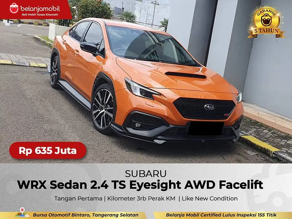 [ AWD - KM 3RB ] Subaru WRX Sedan 2.4 TS Eyesight 2023/2024