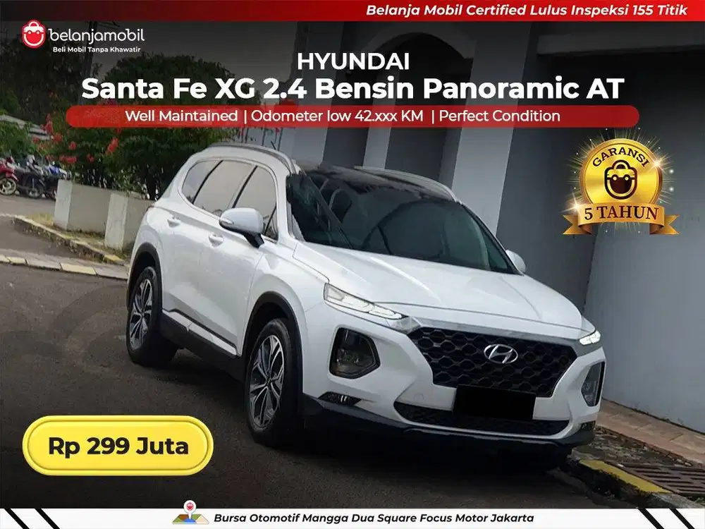 [ LOW KM ] Hyundai Santafe Santa Fe XG 2.4 Panoramic Bensin 2019/2020