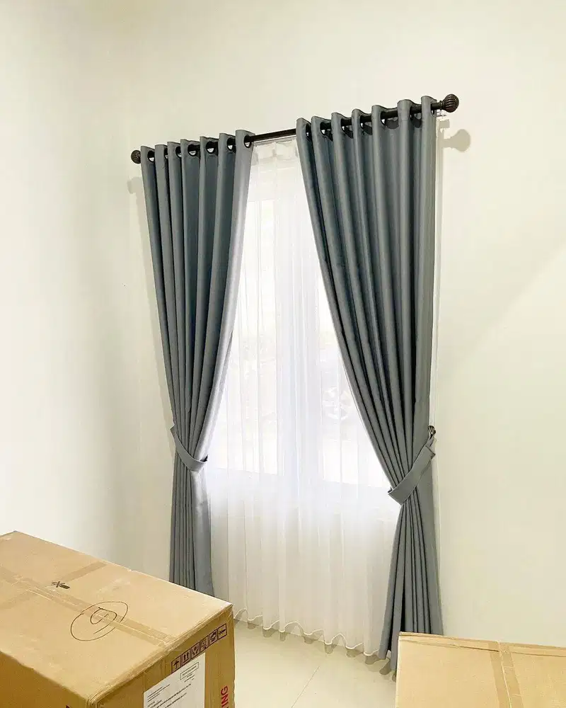 Menerima Pemasangan Gorden Wallpaper Dinding 3D Gordyn Hordeng Korden