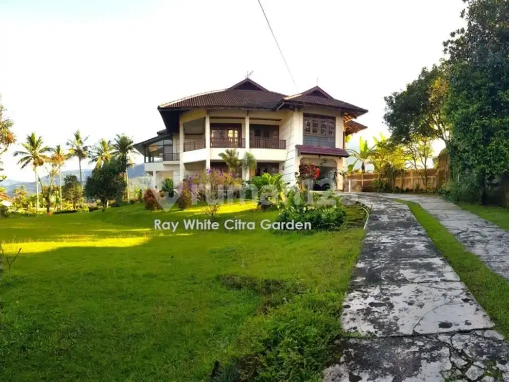 Villa murah Luas 3000 m2 View Bukit Cantik 15 Mnt ke Taman Safari