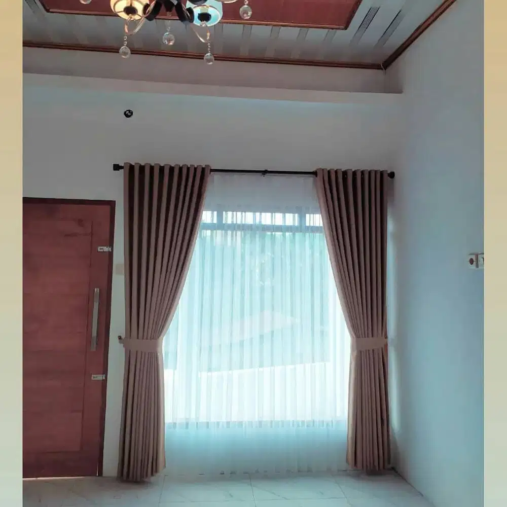 Pemesanan Gorden Blackout Pasang Skat Klinik Hordeng Gordyn Vitrase