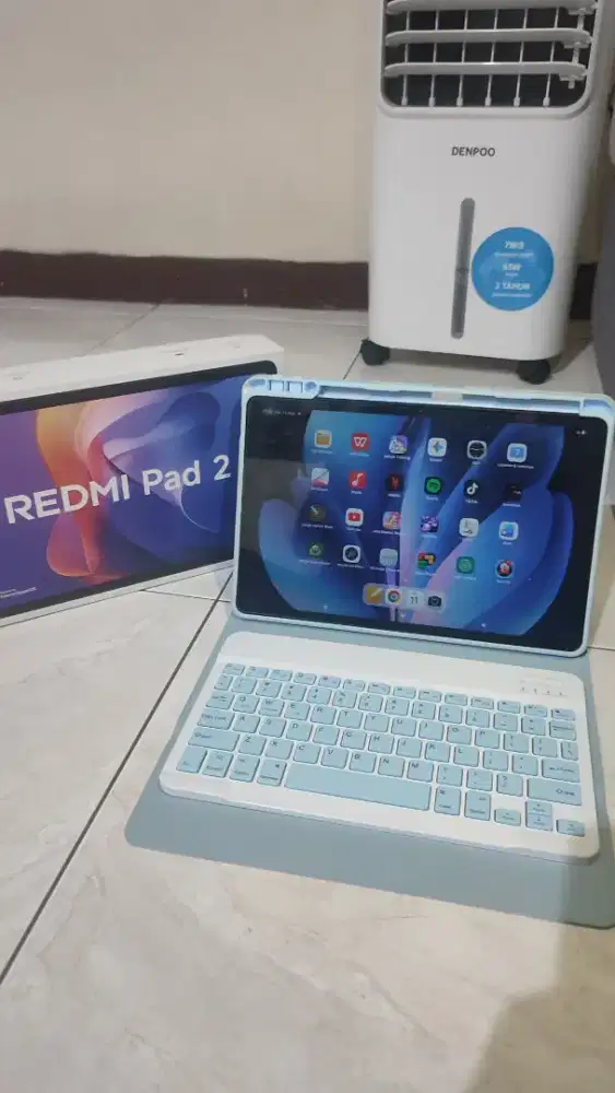 Redmi Pad 2, Ram 4/128 GB, Normal Mulus Fullshet, Casan Ori,Kardus ada