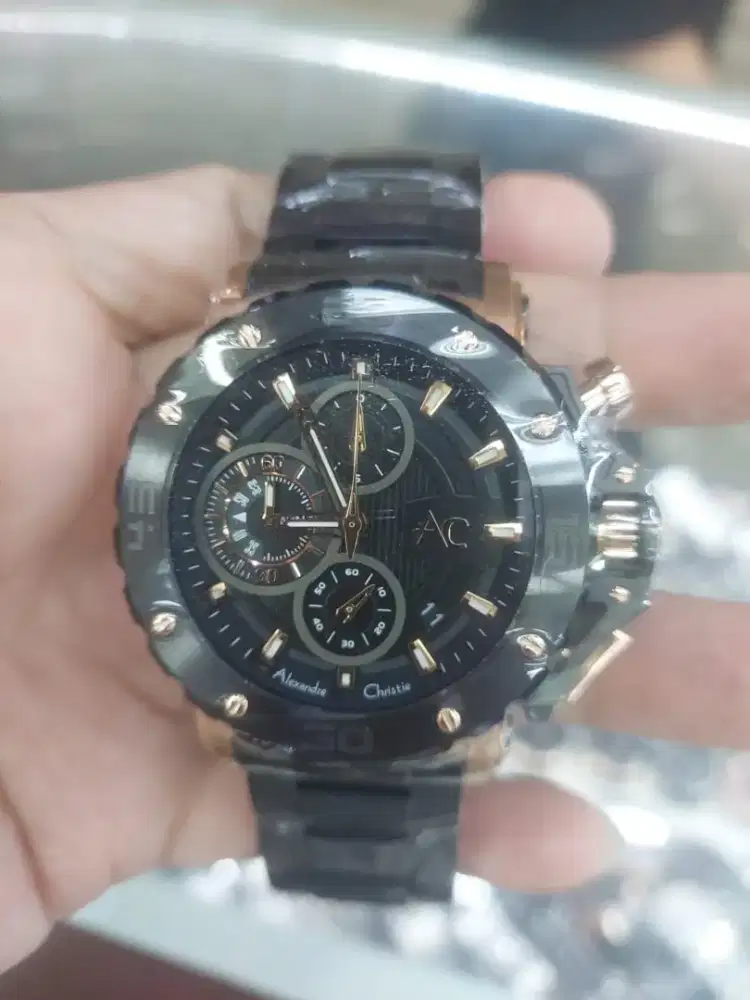 Jam tangan pria Alexandre Christie Collection original