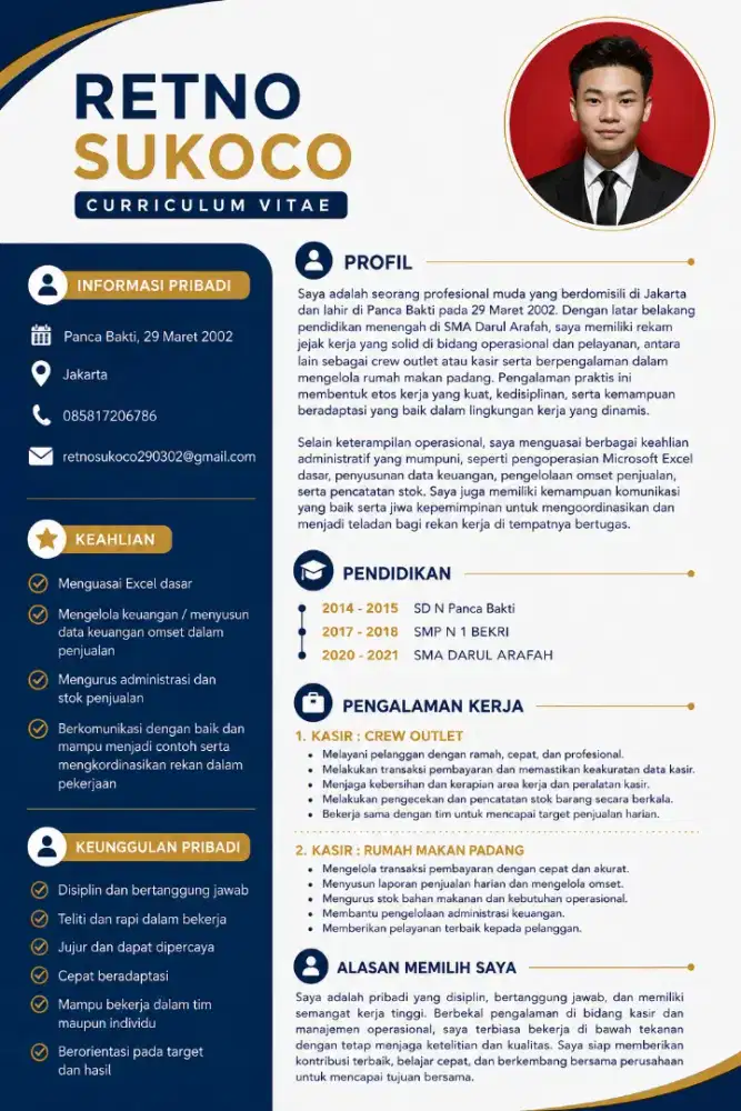 Cari pekerjaan kak / ibu bapak