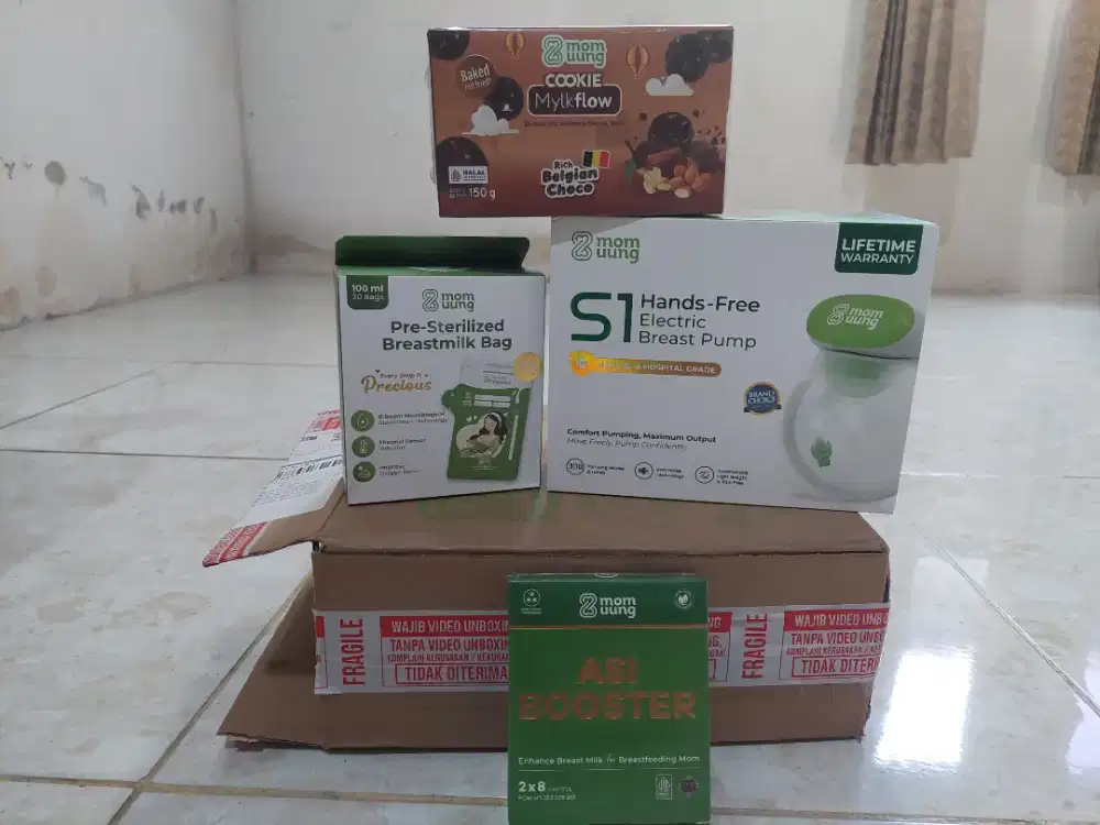 (BARU masih SEGEL) Mom Uung Pompa ASI Elektrik S1 + Bonus