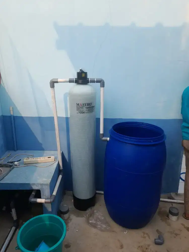 Sepaket filter air dengan 2 media