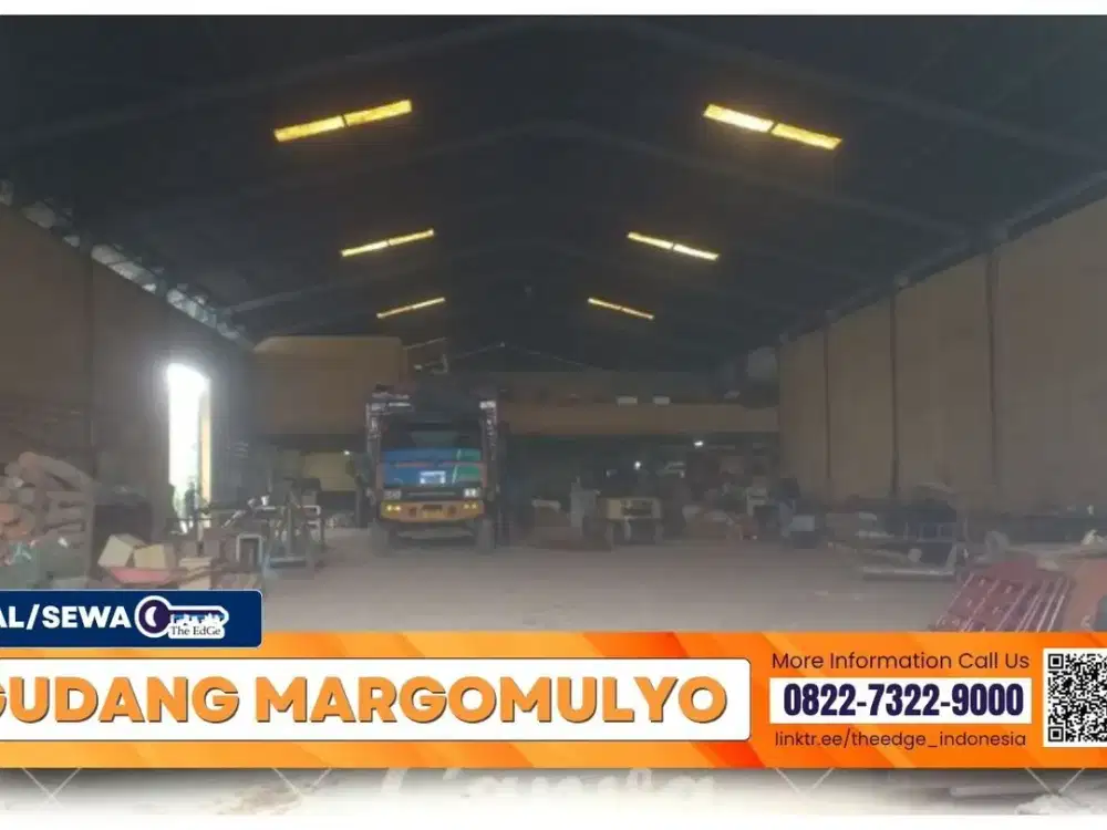 GUDANG MARGOMULYO SURABAYA BARAT – JUAL 16 M / SEWA 50 Jt - The EdGe