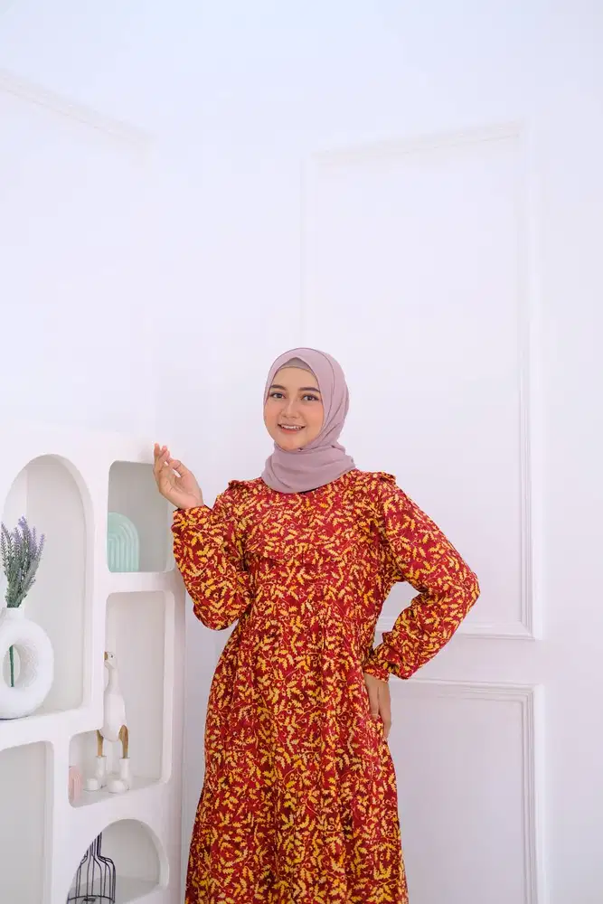 Gamis Batik Solo Asli