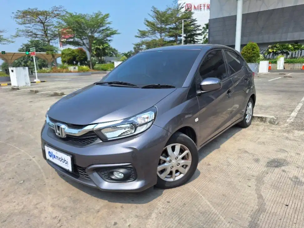 DP MURAH Honda Brio Satya 1.2 E Bensin-AT 2021 Abu-Abu CVDDD