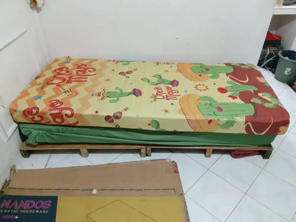 Sepasang Kasur Rebonded