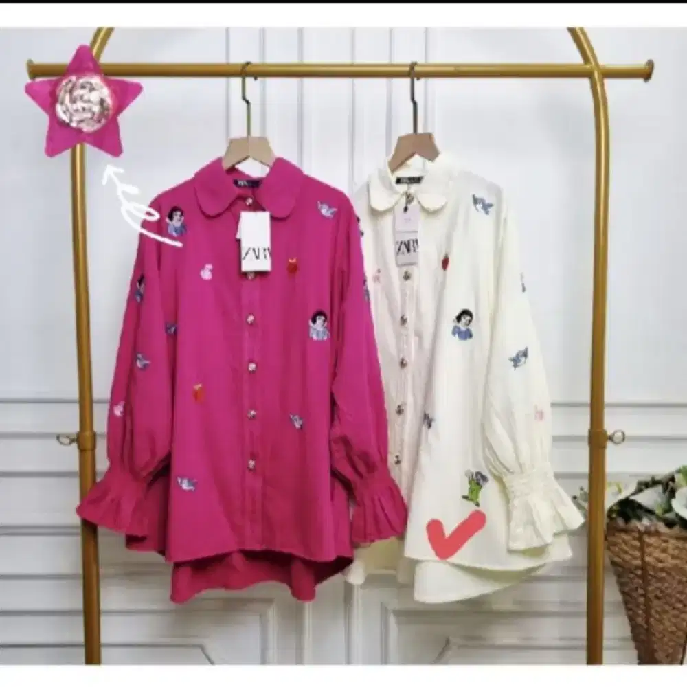 Baju atasan zara