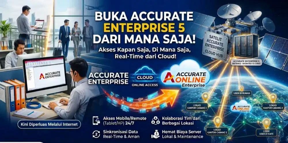 Accurate Enterprise Online mengonlinekan Accurate Enterprise