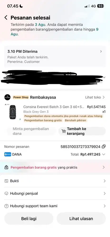 CARRIER CONSINA EVERESET GEN 3