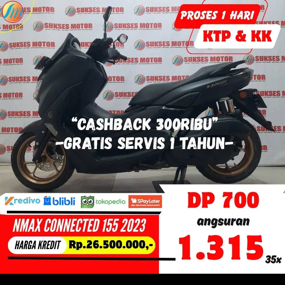 DP CUMA 700RIBU YAMAHA NMAX CONNECTED 155 2023 ANGSURAN TERJANGKAU