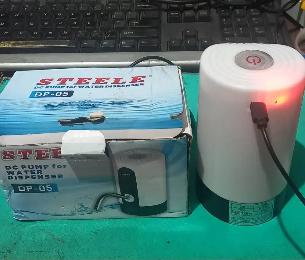 Pompa Galon O8I3IO7 55OOO STEELA Type DP-05,Baru,Batere tahan lama,NET