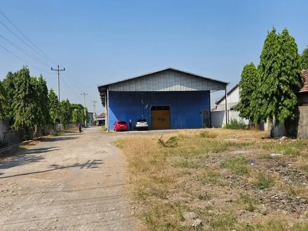 Dijual Gudang strategis luas 3,2 ha di pinggir jalan raya Demak-Kudus