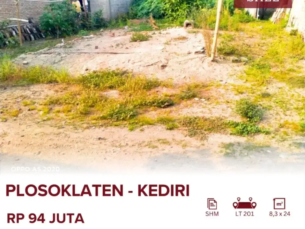 Dijual Tanah di Ds Punjul,Plosoklaten Kediri