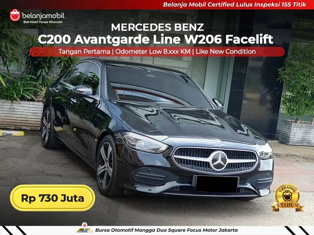 [LOW KM 8RB] Mercedes Benz Mercy C 200 C200 Avantgarde W206 2024/2025
