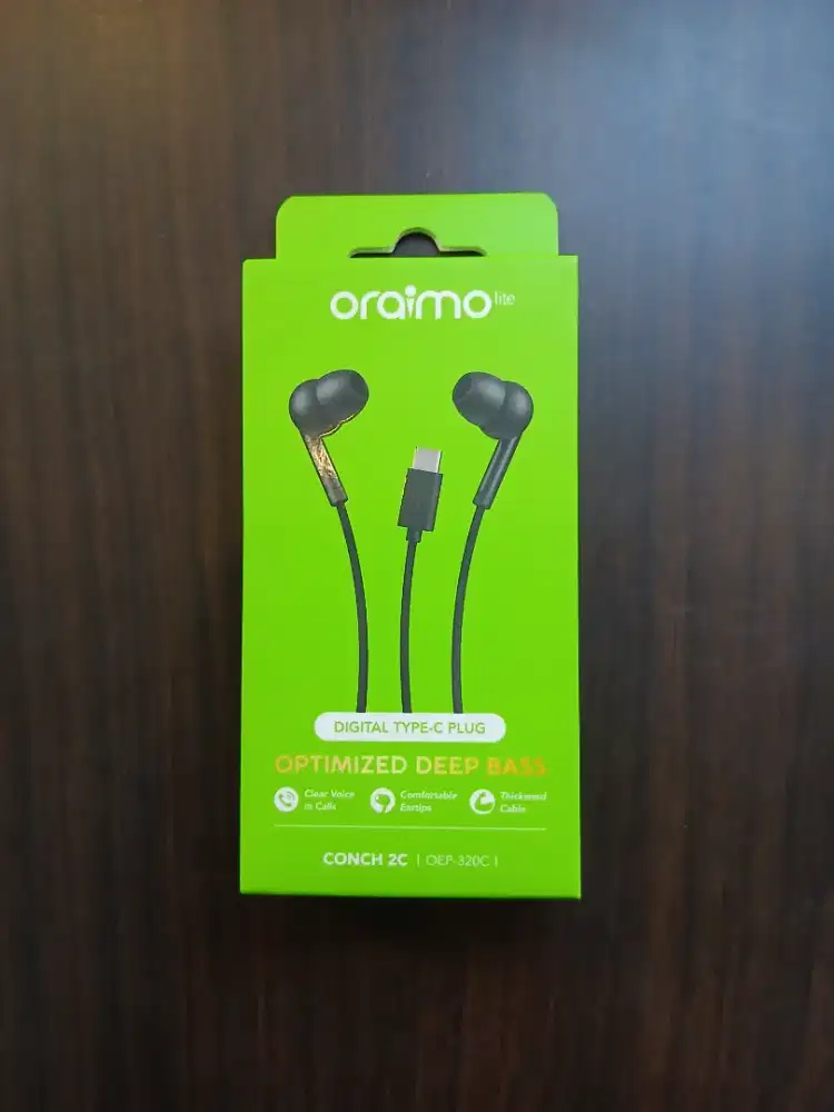 Oraimo Conc 2 OEP-320C Wired Earphone USB Type-C with Mic