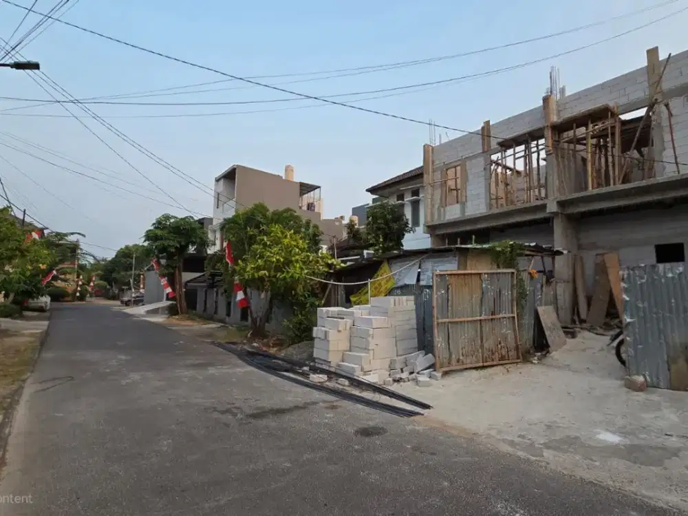 Rumah Minimalis Brand New 2 Lantai Cantik Siap Huni Lokasi Premium di Kavling Dki Meruya Utara Jakarta Barat