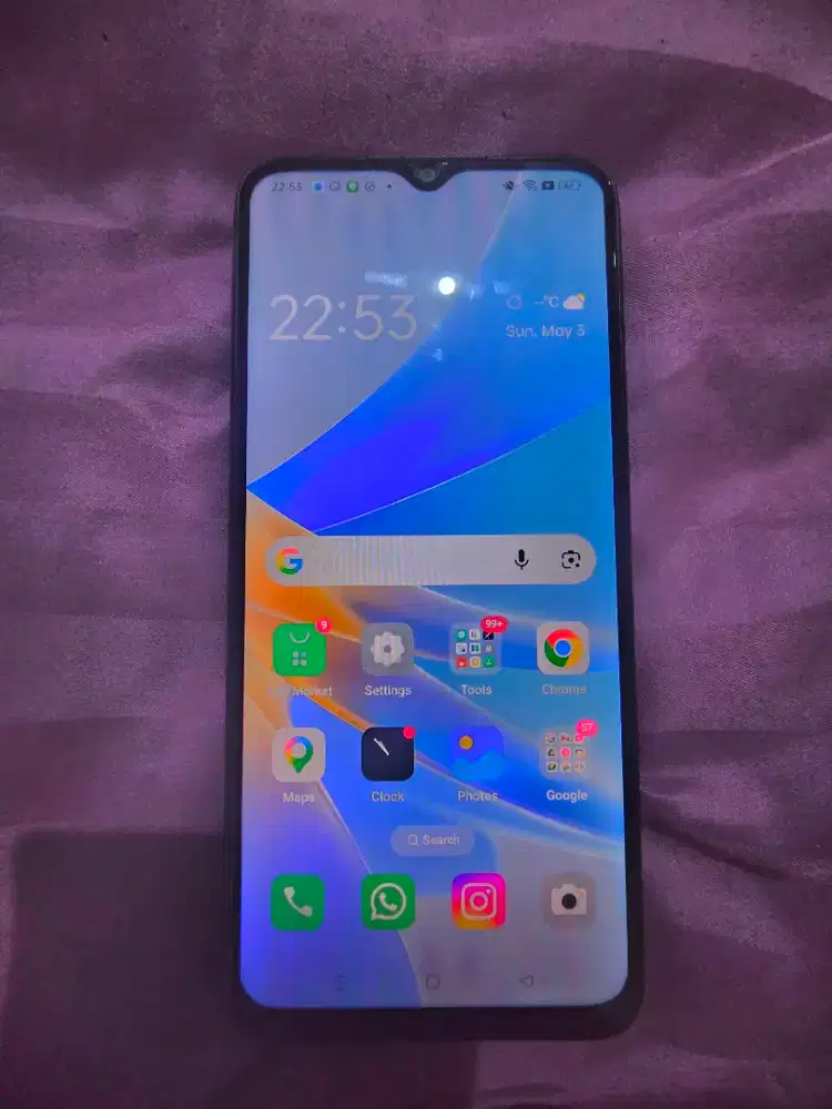 OPPO A17K 3+4GB/64GB Navy Blue Mulus Seperti Baru