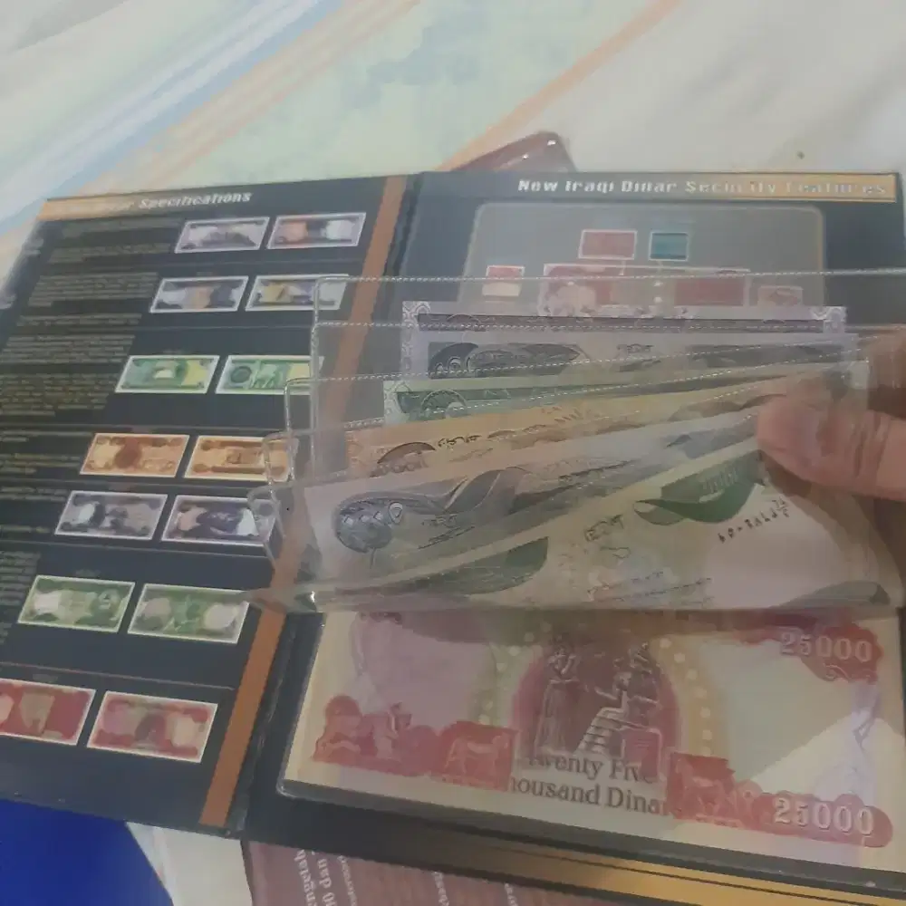 Pecahan dinar iraq kertas
