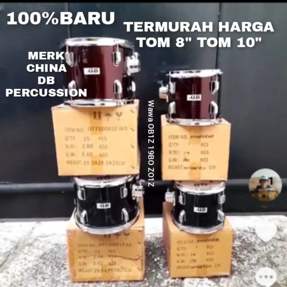 100%br TOM 10 CINA DB PERCUSSION